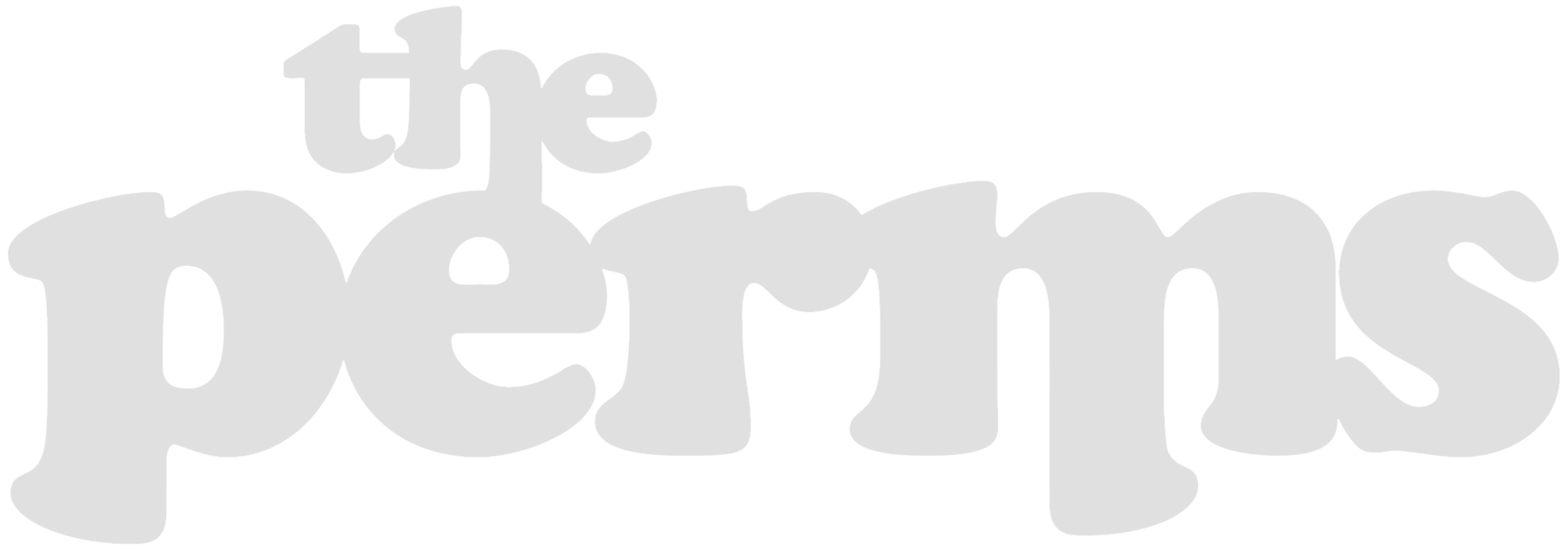 The Perms logo banner